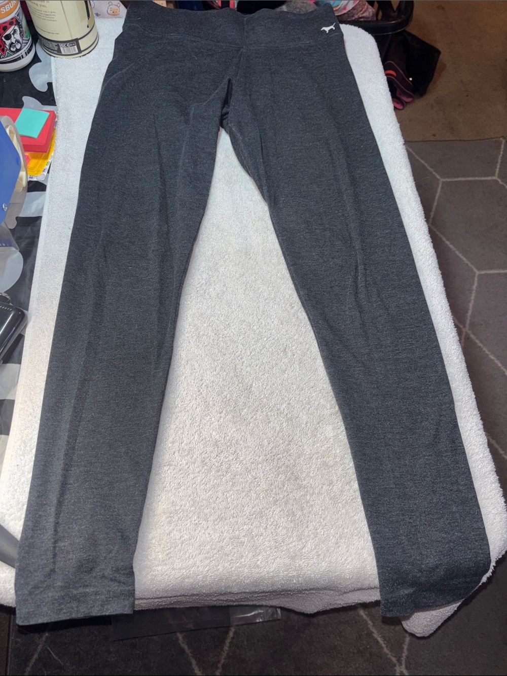 PINK Victoria's Secret Charcoal Gray Kids Leggings